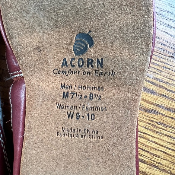 🧦ACORN: Unisex Original Slipper Sock, Gray ragg wool, size 9-10 women’s. - Picture 7 of 10